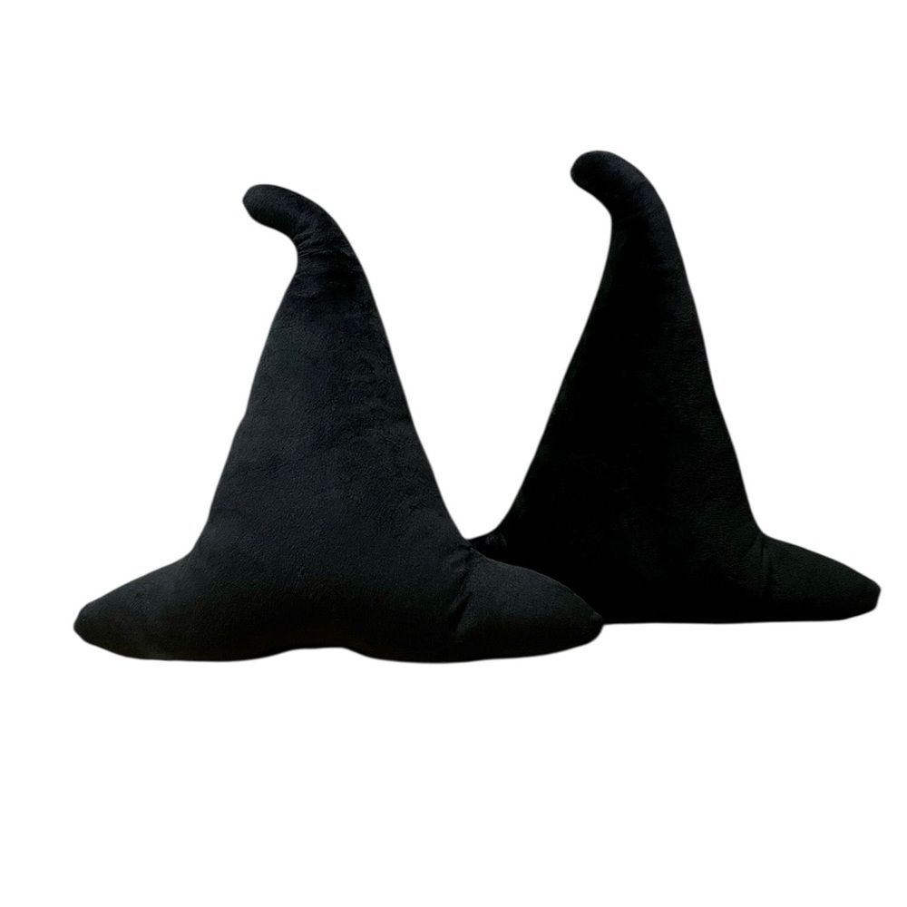 Bullseye's Playground 13"x14" Halloween Witch Hat Novelty Pillow - Set of 2 - Picture 5 of 8